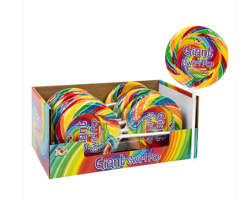 Giant Swirl Pop - 12ct